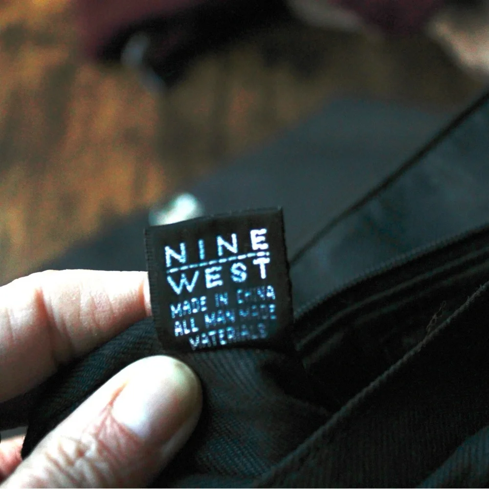 Nine West Black Shoulder Bag Purse Small